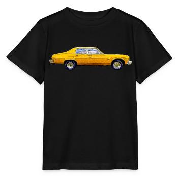 Retro-Automobil - Stanley/Stella Kinder T-Shirt MINI CREATOR  - Schwarz - Vorne - Mikhail (115cm)