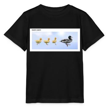 Duck Quack Quack - Stanley/Stella MINI CREATOR Kids’ T-Shirt - black - Front - Mikhail (115cm)