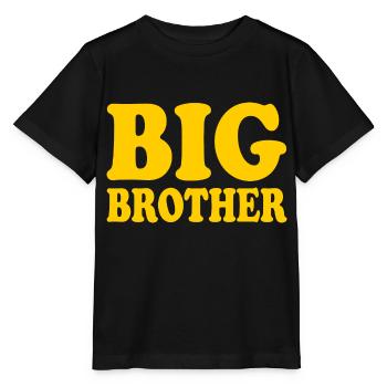 Big brother - Stanley/Stella MINI CREATOR Kids’ T-Shirt - black - Front - Mikhail (115cm)