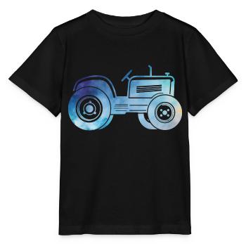 Traktor - Stanley/Stella Kinder T-Shirt MINI CREATOR  - Schwarz - Vorne - Mikhail (115cm)