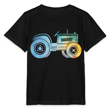 Traktor - Stanley/Stella Kinder T-Shirt MINI CREATOR  - Schwarz - Vorne - Mikhail (115cm)