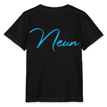 9. Geburtstag Neun 9 Jahre - Stanley/Stella Kinder T-Shirt MINI CREATOR  - Schwarz - Vorne - Mikhail (115cm)