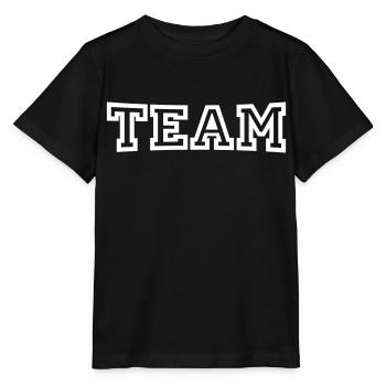 Team - Stanley/Stella MINI CREATOR Kids’ T-Shirt - black - Front - Mikhail (115cm)