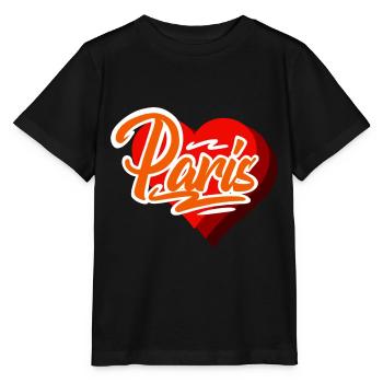 Paris - Stanley/Stella Kinder T-Shirt MINI CREATOR  - Schwarz - Vorne - Mikhail (115cm)
