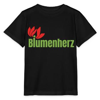Final Logo Blumen - Stanley/Stella Kinder T-Shirt MINI CREATOR  - Schwarz - Vorne - Mikhail (115cm)