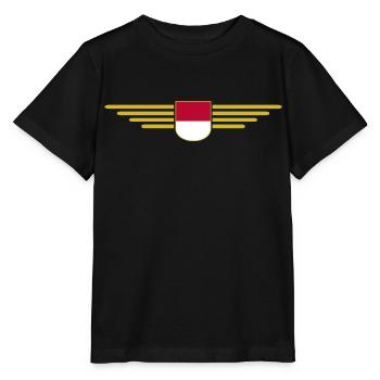 Indonesien Jakarta Fan Outfit Design T Shirt - Stanley/Stella Kinder T-Shirt MINI CREATOR  - Schwarz - Vorne - Mikhail (115cm)