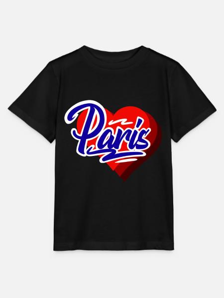 Paris - Stanley/Stella Kinder T-Shirt MINI CREATOR - Schwarz