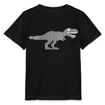 Dinosaures dinosaures dinosaures t-rex - T-shirt bio MINI CREATOR Stanley/Stella Enfant - noir - Devant - Mikhail (115cm)