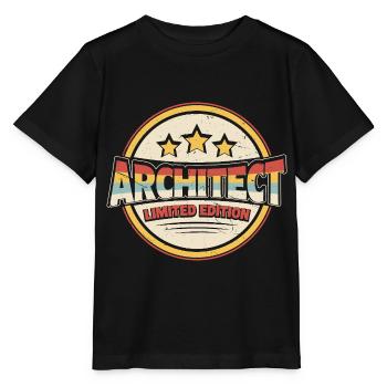 Architect - Stanley/Stella MINI CREATOR Kids’ T-Shirt - black - Front - Mikhail (115cm)