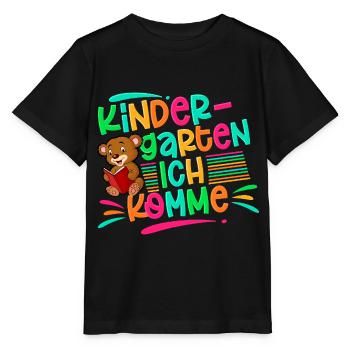 Kindergarten Ich Komme - Stanley/Stella Kinder T-Shirt MINI CREATOR  - Schwarz - Vorne - Mikhail (115cm)