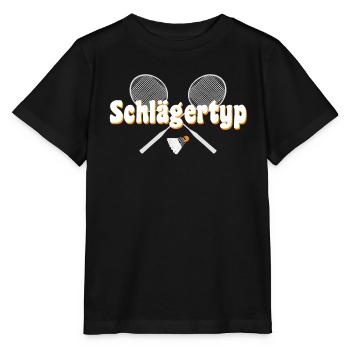crossminton schlägertyp - Stanley/Stella Kinder T-Shirt MINI CREATOR  - Schwarz - Vorne - Mikhail (115cm)