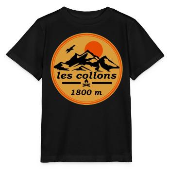 les collons - T-shirt bio MINI CREATOR Stanley/Stella Enfant - noir - Devant - Mikhail (115cm)