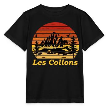 les collons - T-shirt bio MINI CREATOR Stanley/Stella Enfant - noir - Devant - Mikhail (115cm)
