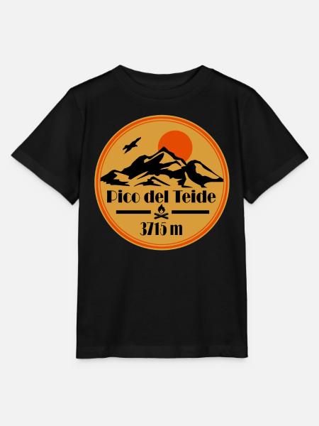 Pico del teide - T-shirt bio MINI CREATOR Stanley/Stella Enfant - noir