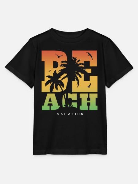 Beach Vacation - Strand Urlaub - Stanley/Stella MINI CREATOR Kids’ T-Shirt - black