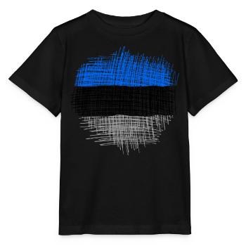 Estonie - T-shirt bio MINI CREATOR Stanley/Stella Enfant - noir - Devant - Mikhail (115cm)