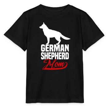 German Shepherd Mom - Stanley/Stella MINI CREATOR Kids’ T-Shirt - black - Front - Mikhail (115cm)