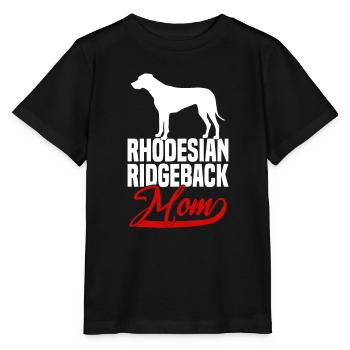 Rhodesian Ridgeback Mom - Stanley/Stella MINI CREATOR Kids’ T-Shirt - black - Front - Mikhail (115cm)