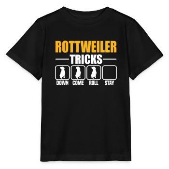 Rottweiler Tricks - Stanley/Stella Kinder T-Shirt MINI CREATOR  - Schwarz - Vorne - Mikhail (115cm)