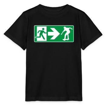 Sortie de secours Skateboard Skater Skater - T-shirt bio MINI CREATOR Stanley/Stella Enfant - noir - Devant - Mikhail (115cm)