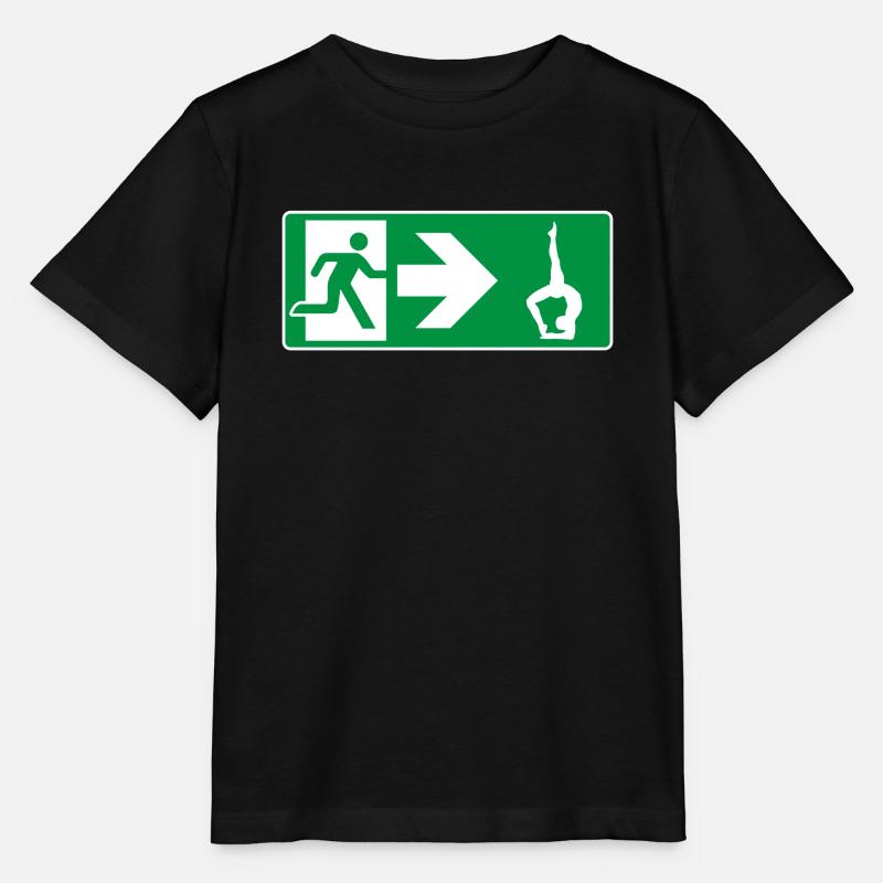 Sortie de secours Yoga Yogi - T-shirt bio MINI CREATOR Stanley/Stella Enfant - noir