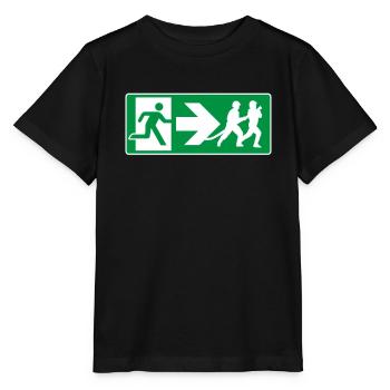 Pompier pompier de sortie de secours - T-shirt bio MINI CREATOR Stanley/Stella Enfant - noir - Devant - Mikhail (115cm)