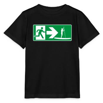 Sortie de secours Standup Paddle SUP - T-shirt bio MINI CREATOR Stanley/Stella Enfant - noir - Devant - Mikhail (115cm)