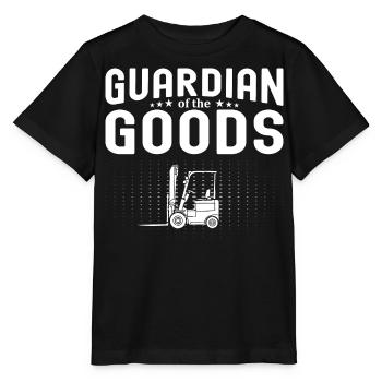 Forklift Operator Funny Gag Joke Forklift - Stanley/Stella MINI CREATOR Kids’ T-Shirt - black - Front - Mikhail (115cm)