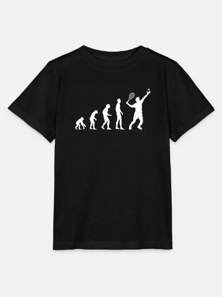 Badminton Evolution Federball - Stanley/Stella Kinder T-Shirt MINI CREATOR  - Schwarz