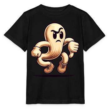 Cool fantôme drôle Halloween fête pouces vers le bas - T-shirt bio MINI CREATOR Stanley/Stella Enfant - noir - Devant - Mikhail (115cm)