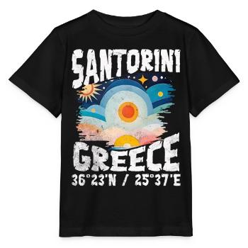 Griechenland Ägäische Inseln Col - Stanley/Stella Kinder T-Shirt MINI CREATOR  - Schwarz - Vorne - Mikhail (115cm)