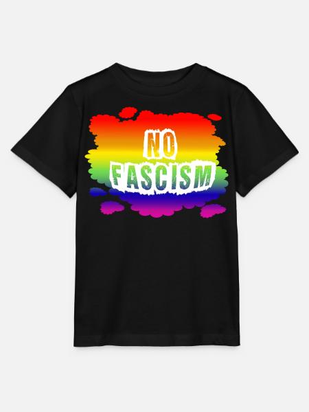 Stop AfD contre la droite, la démocratie, la diversité, la gauche - T-shirt bio MINI CREATOR Stanley/Stella Enfant - noir