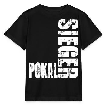Pokalsieger 2026 - Stanley/Stella Kinder T-Shirt MINI CREATOR  - Schwarz - Vorne - Mikhail (115cm)