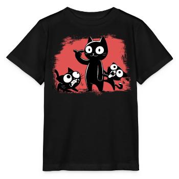 Pas pour les âmes sensibles et les fous - T-shirt bio MINI CREATOR Stanley/Stella Enfant - noir - Devant - Mikhail (115cm)