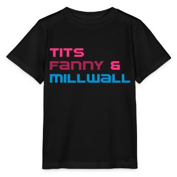 Millwall Fan Shirt Male - Stanley/Stella MINI CREATOR Kids’ T-Shirt - black - Front - Mikhail (115cm)