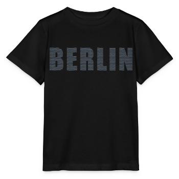 Berlin line font - Stanley/Stella MINI CREATOR Kids’ T-Shirt - black - Front - Mikhail (115cm)