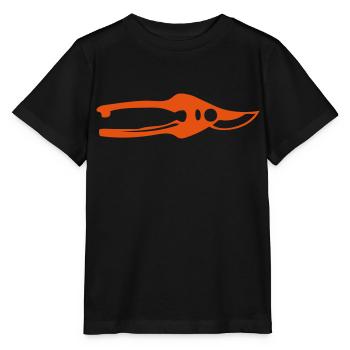garden tools gardening secateur - Stanley/Stella MINI CREATOR Kids’ T-Shirt - black - Front - Mikhail (115cm)