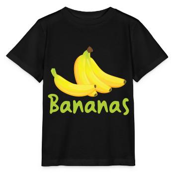 bananes - T-shirt bio MINI CREATOR Stanley/Stella Enfant - noir - Devant - Mikhail (115cm)