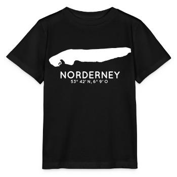 Vacances à Norderney sur la plage de la mer du Nord Frise orientale - T-shirt bio MINI CREATOR Stanley/Stella Enfant - noir - Devant - Mikhail (115cm)
