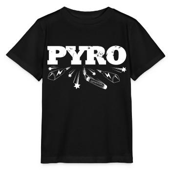 Missiles et pétards Pyro - T-shirt bio MINI CREATOR Stanley/Stella Enfant - noir - Devant - Mikhail (115cm)