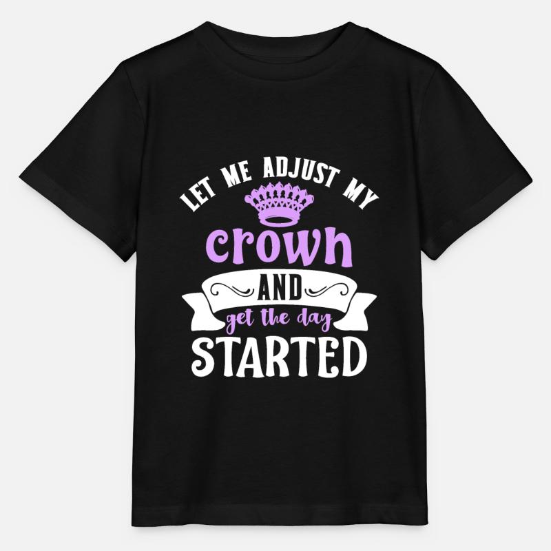crown - Stanley/Stella Kinder T-Shirt MINI CREATOR - Schwarz