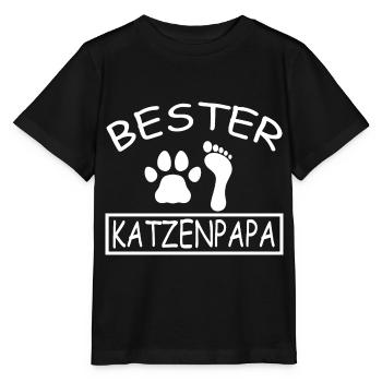 Chat Chat - T-shirt bio MINI CREATOR Stanley/Stella Enfant - noir - Devant - Mikhail (115cm)