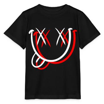 Smiles étirées avec la langue - T-shirt bio MINI CREATOR Stanley/Stella Enfant - noir - Devant - Mikhail (115cm)