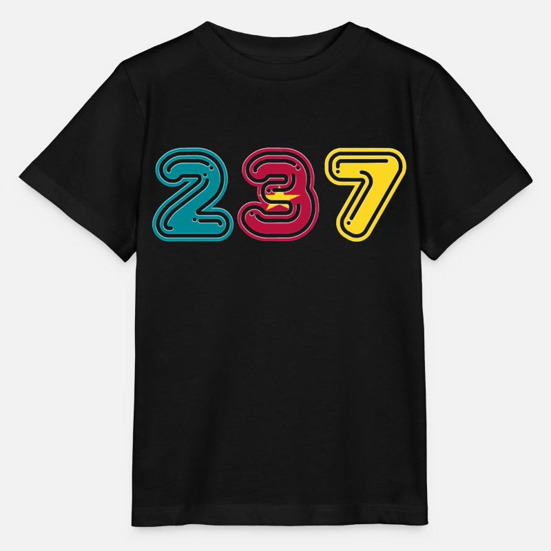 TEAM 237 Kamerun - Stanley/Stella Kinder T-Shirt MINI CREATOR  - Schwarz