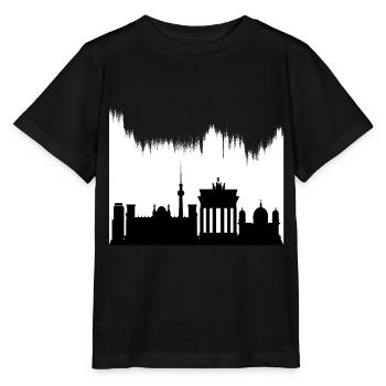 Berlin Allemagne Skyline City - T-shirt bio MINI CREATOR Stanley/Stella Enfant - noir - Devant - Mikhail (115cm)