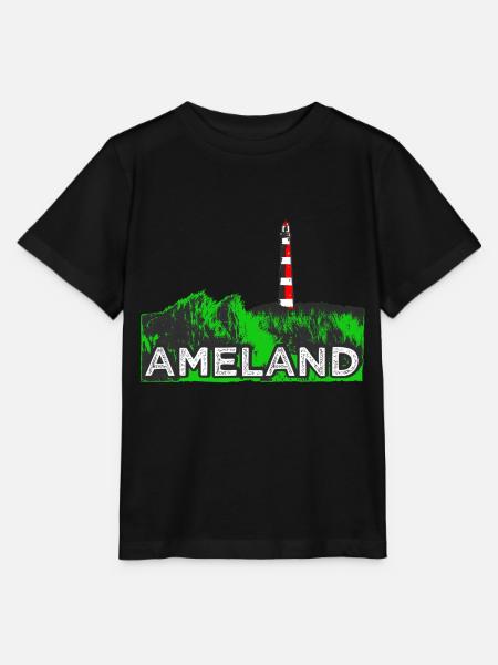 Ameländer Leuchtturm - Stanley/Stella Kinder T-Shirt MINI CREATOR - Schwarz