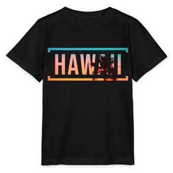 Hawaii - Stanley/Stella Kinder T-Shirt MINI CREATOR  - Schwarz - Vorne - Mikhail (115cm)