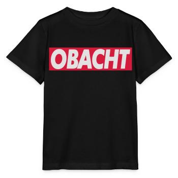 Obacht - Stanley/Stella Kinder T-Shirt MINI CREATOR  - Schwarz - Vorne - Mikhail (115cm)