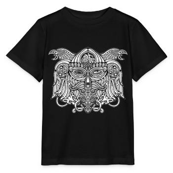 Odin - Stanley/Stella Kinder T-Shirt MINI CREATOR  - Schwarz - Vorne - Mikhail (115cm)
