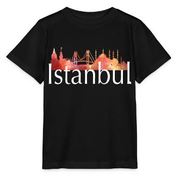 Istanbul - T-shirt bio MINI CREATOR Stanley/Stella Enfant - noir - Devant - Mikhail (115cm)